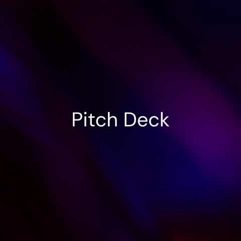 Pitch Deck