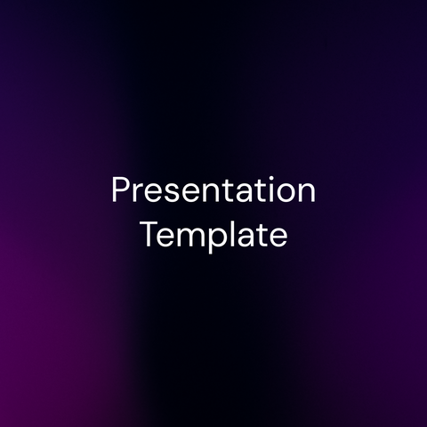Presentation Template