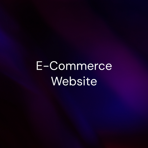E-Commerce Website